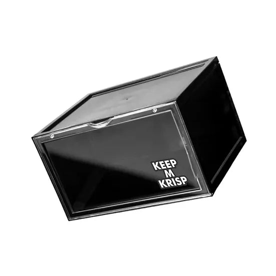 Black Box For Shoes, Black Sneaker Shoe Box, Shoe Plastic Box For Storage