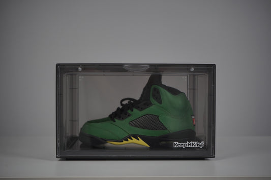 Smoke Box For Shoes, Grey Shoe Box, Smoke Sneaker Shoe Box, Shoe Plastic Box For Storage