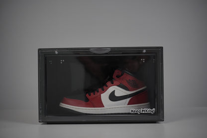 Black Box For Shoes, Black Sneaker Shoe Box, Shoe Plastic Box For Storage