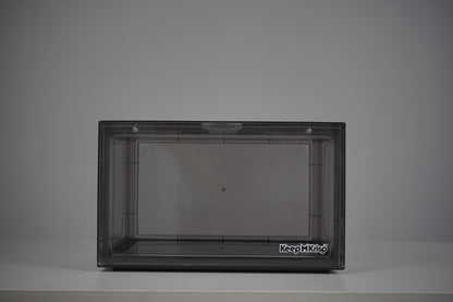 Smoke Box For Shoes, Grey Shoe Box, Smoke Sneaker Shoe Box, Shoe Plastic Box For Storage